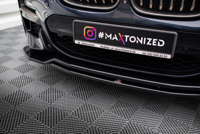 Lame du pare-chocs avant / Splitter  BMW X4 M-Pack G02