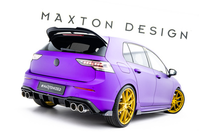 Lames De Pare-Chocs Arrière Latérales V.6 + Flaps Volkswagen Golf R Mk8 Facelift