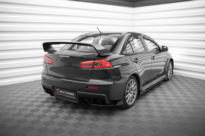 Street Pro Lame Du Pare Chocs Arriere + Flaps Mitsubishi Lancer EVO X
