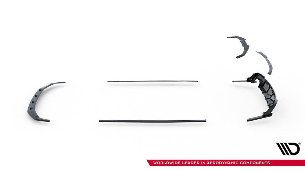 Set of Prepreg Carbon Fiber Splitters Audi RS6 C8 / C8 Facelift