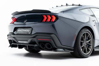 Arriere Splitter (avec une barre verticale) Ford Mustang Dark Horse Mk7