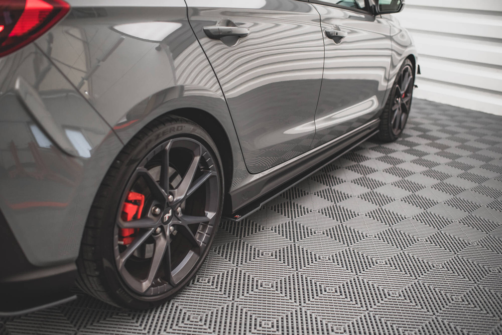 Street Pro Rajouts Des Bas De Caisse V.2 Hyundai I30 N / N-Line Hatchback / Fastback Mk3 / Mk3 Facelift