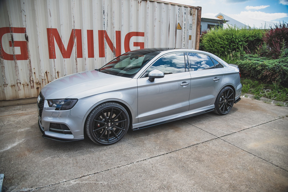 Rajouts Des Bas De Caisse V.2 Audi S3 / A3 S-Line Sedan 8V Facelift
