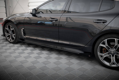 Street Pro Rajouts Des Bas De Caisse + Flaps Kia Stinger GT / GT-Line / Standard Mk1