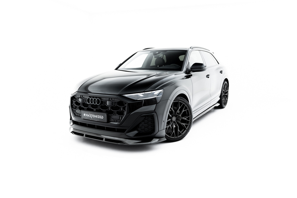 Set of Prepreg Carbon Splitters Audi Q8 S-Line Mk1 Facelift