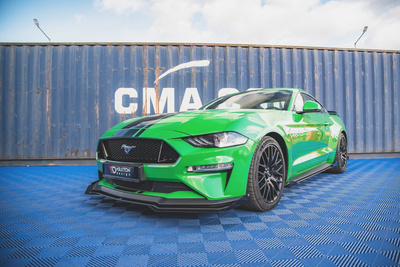 Street Pro Lame Du Pare-Chocs Avant V.1  + Flaps Ford Mustang GT Mk6 Facelift