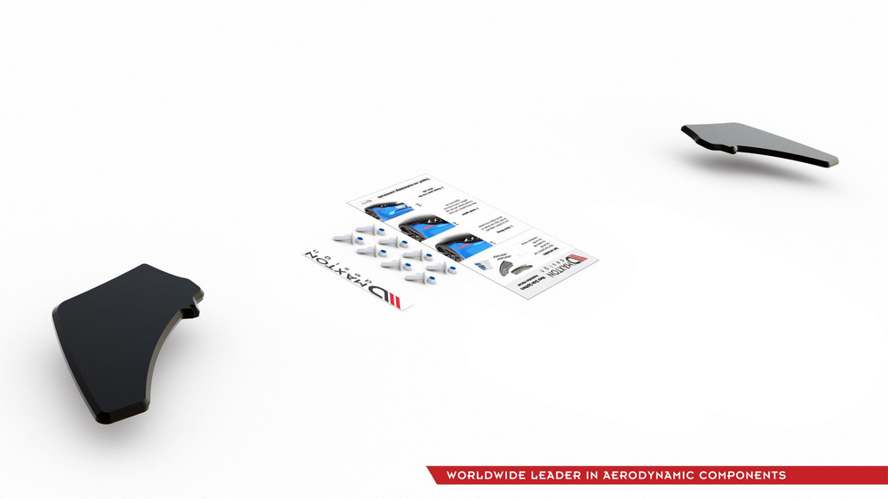 Sport Durabilité Lame Du Pare Chocs Arriere V.2 VW Golf 7 GTI