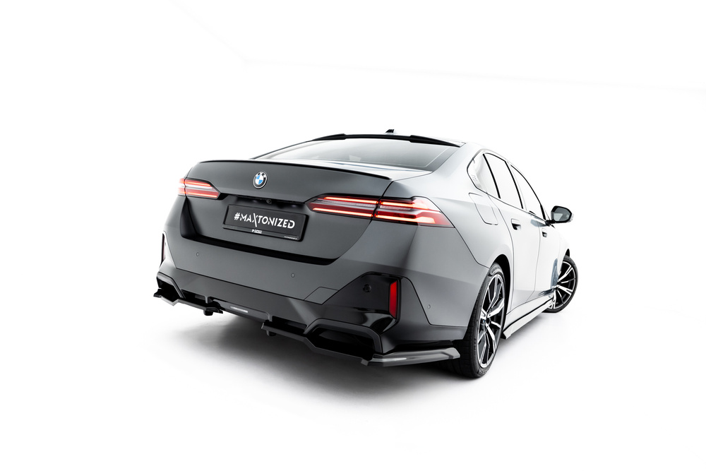 Arriere Splitter (avec une barre verticale) V.1 BMW 5 / i5 M-Pack Sedan / Touring G60 / G61