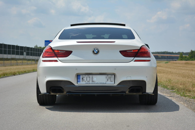 Arriere Splitter BMW 6 Gran Coupé MPACK (avec une barre verticale)