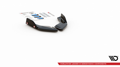 Lames De Pare-Chocs Arrière Latérales V.2 + Ailerons Volkswagen Golf GTI / GTE Mk8