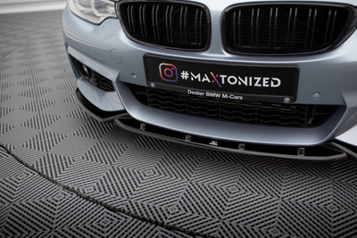 Lame Du Pare-Chocs Avant V.3 BMW 4 Coupe / Gran Coupe / Cabrio M-Pack F32 / F36 / F33