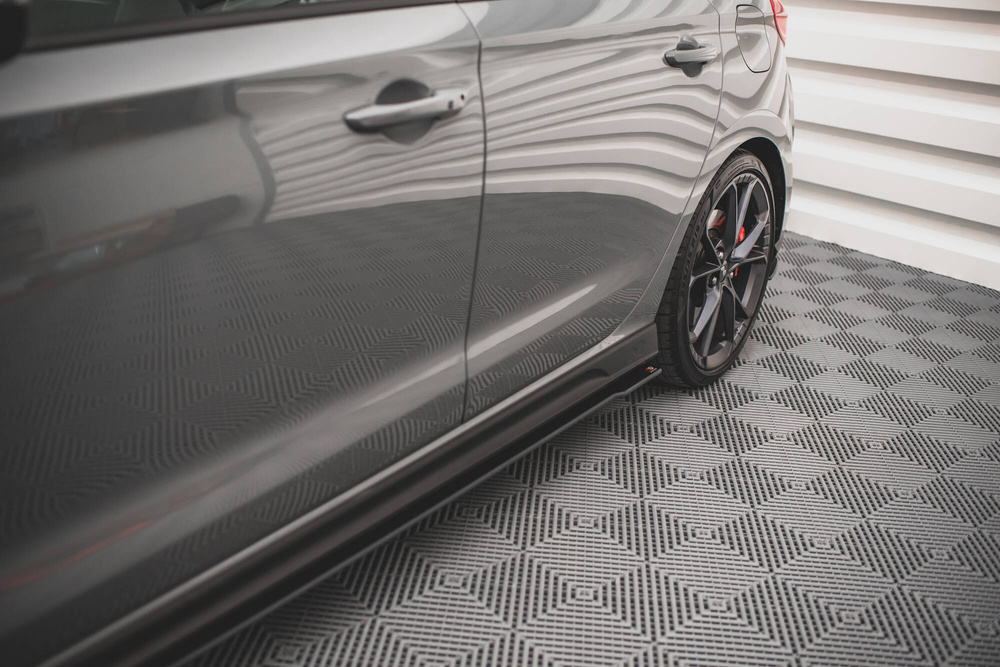 Street Pro Rajouts Des Bas De Caisse V.2 Hyundai I30 N / N-Line Hatchback / Fastback Mk3 / Mk3 Facelift