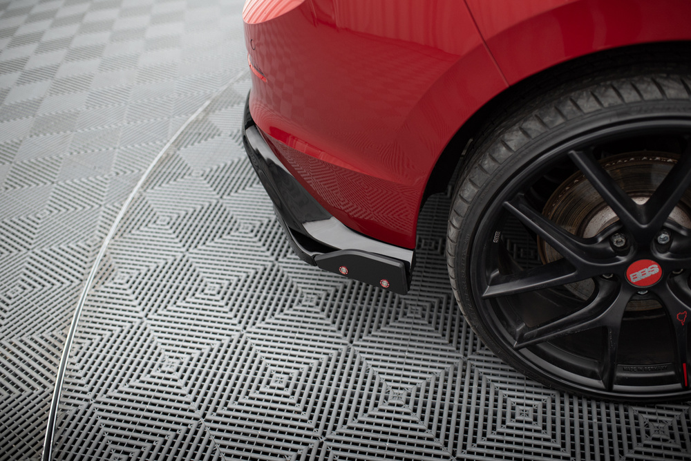 Lames De Pare-Chocs Arrière Latérales V.4 + Ailerons Volkswagen Golf GTI / GTE Mk8
