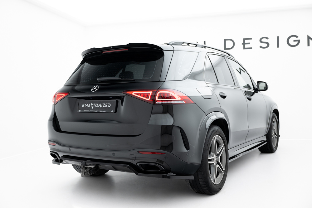 Arriere Splitter (avec une barre verticale) Mercedes-Benz GLE SUV AMG-Line W167 / W167 Facelift