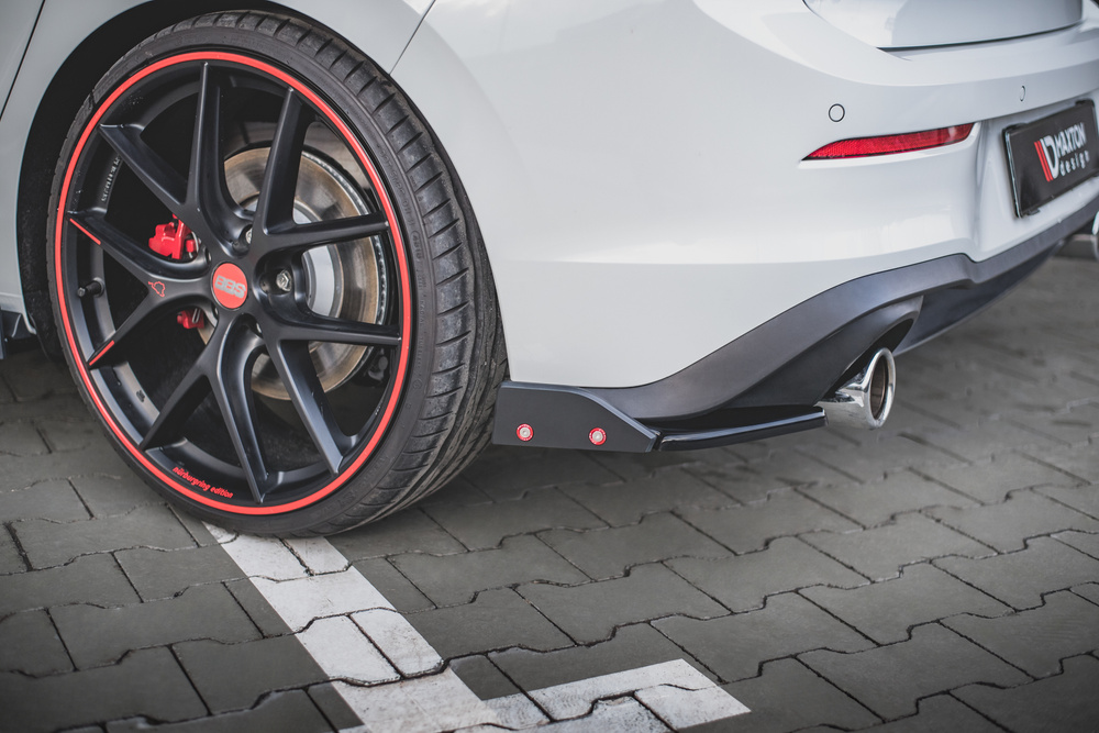 Lames De Pare-Chocs Arrière Latérales V.2 + Ailerons Volkswagen Golf GTI / GTE Mk8