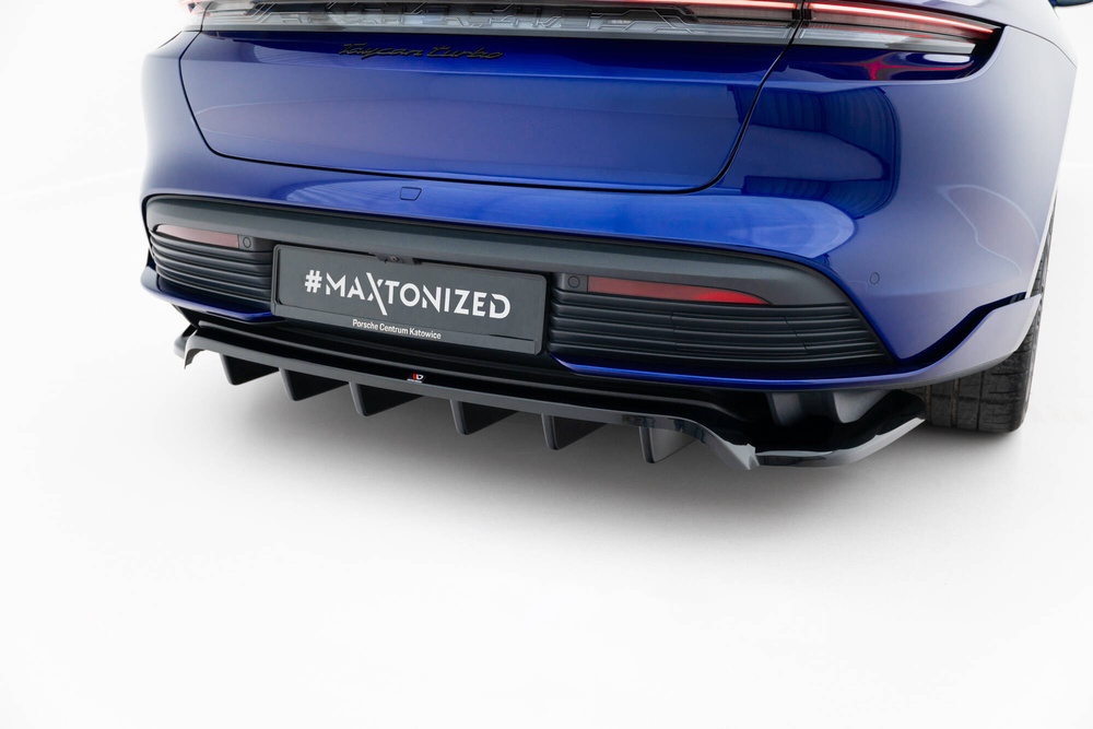 Ensemble Diffuseur Porsche Taycan Turbo S Mk1