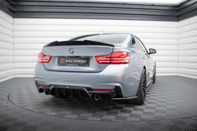 Diffuseur Arrière Complet BMW 4 Coupe / Gran Coupe / Cabrio M-Pack F32 / F36 / F33 (Version avec échappements simples des deux côtés)