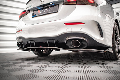 Arriere Splitter (avec une barre verticale) V.2 Mercedes A 35 AMG Sedan V177