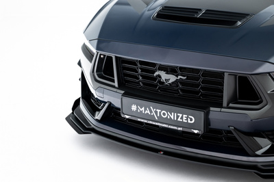 Street Pro Lame Du Pare-Chocs Avant + Flaps Ford Mustang Dark Horse Mk7