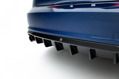 Diffuseur Arrière Complet Audi A3 Sedan 8V (Version avec embouts d'échappement simples d'un côté)