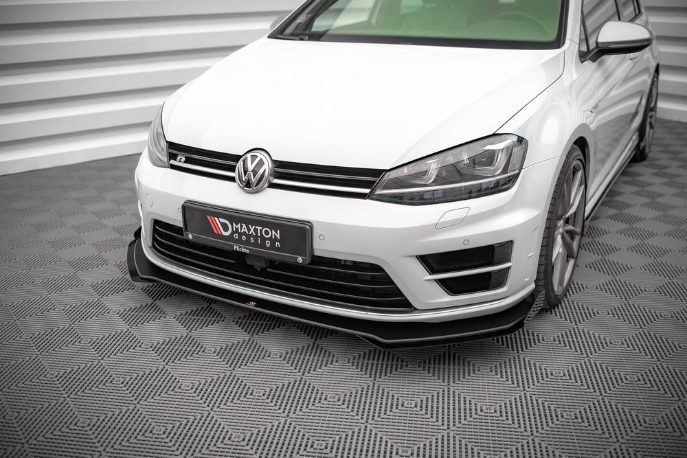 Street Pro Lame Du Pare-Chocs Avant V.1 + Flaps Volkswagen Golf R Mk7