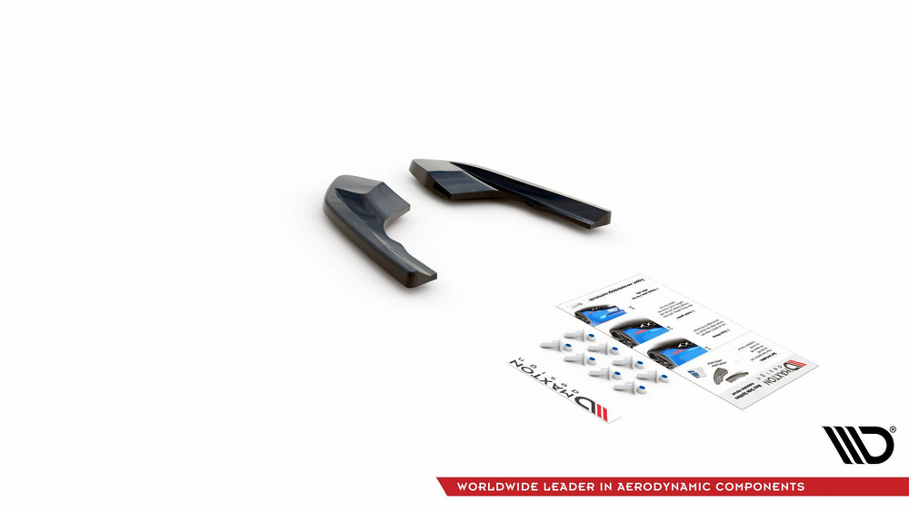 Lames De Pare-Chocs Arrière Latérales V.1  Volkswagen Golf R Mk8