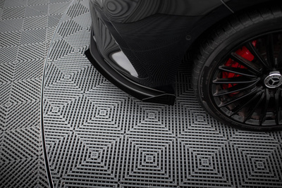 Street Pro Lame Du Pare-Chocs Avant  + Flaps Mercedes-AMG A35 W177 Facelift