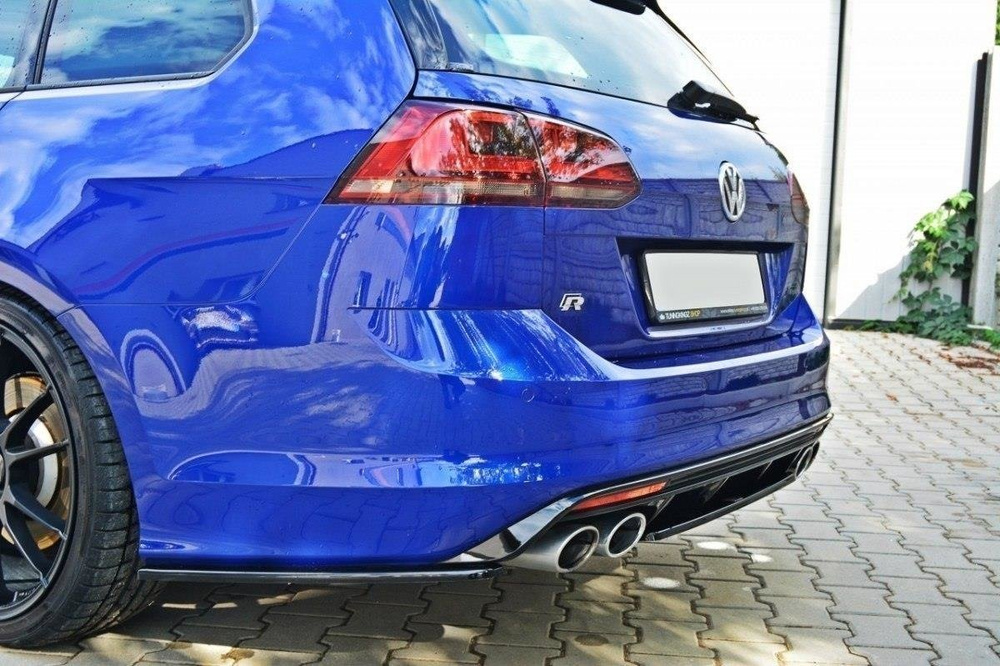 Arriere Splitter VW GOLF MK7 R ESTATE (sans une barre verticale)