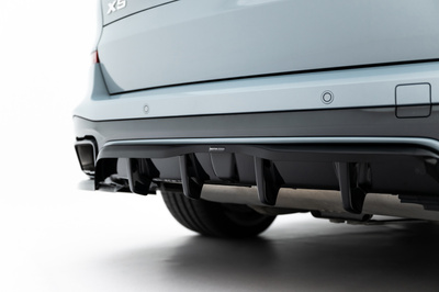 Arriere Splitter (avec une barre verticale) V.1 BMW X5 M-Pack G05 Facelift