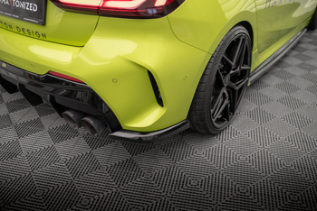 Lames De Pare-Chocs Arrière Latérales V.5 (Pour jupe arrière v.3) BMW 1 M-Pack /  M135i / 128ti F40