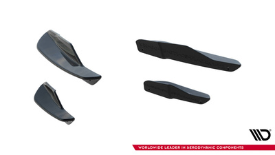 Ailes de pare-chocs avant (Canards) Volkswagen Golf GTI Clubsport Mk8 Facelift