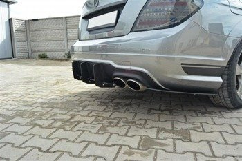 Mercedes-Benz C Sedan / Estate AMG-Line W204 / S204 DIFFUSEUR ARRIERE & LAME DU PARE CHOCS ARRIERE