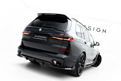 Fibre de Carbone Diffuseur Arrière BMW X7 M-Pack G07 Facelift (version without towbar)