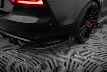 Street Pro Lame Du Pare Chocs Arriere + Flaps Audi A7 S-Line C7