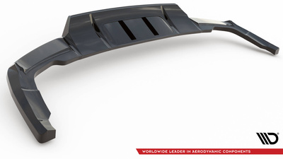 Arriere Splitter (avec une barre verticale) Audi Q5 S-Line SUV Mk2 Facelift