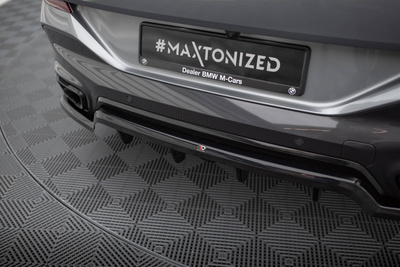 Arriere Splitter (avec une barre verticale) V.1 BMW X6 M-Pack G06 Facelift
