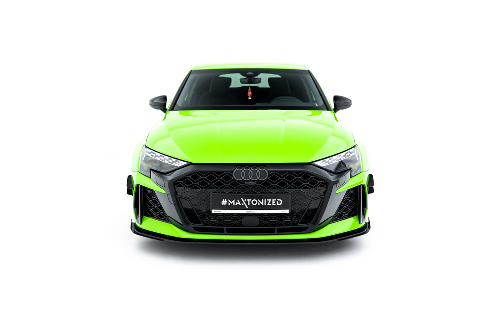 Street Pro Lame Du Pare-Chocs Avant + Flaps Audi RS3 Sportback 8Y Facelift