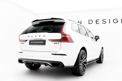 Arriere Splitter (avec une barre verticale) Volvo XC60 Mk2 R-Design