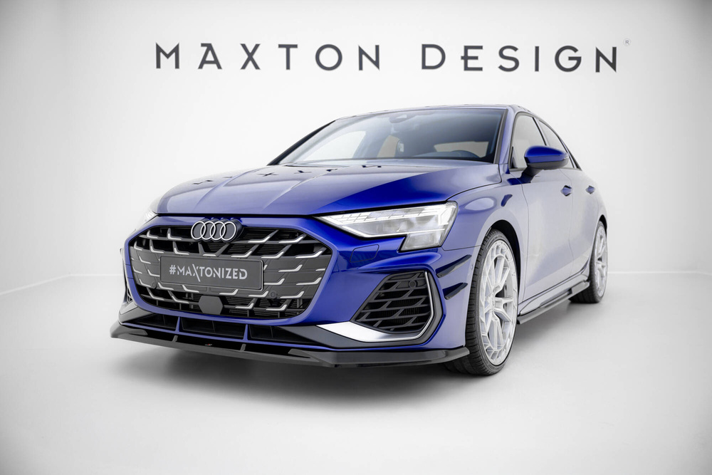 Ailes de pare-chocs avant (Canards) Audi A3 S-Line Sedan / S3 Sedan 8Y Facelift