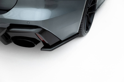 Fibre de Carbone Lames De Pare-Chocs Arrière Latérales Audi RS6 C8 