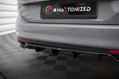 Arriere Splitter (avec une barre verticale) Volkswagen Passat R-Line B8 Facelift