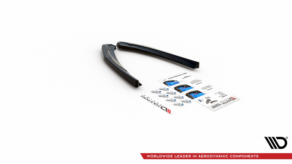 Lames De Pare-Chocs Arrière Latérales Abarth 124 Spider