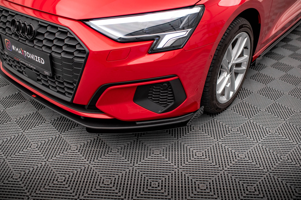 Street Pro Lame Du Pare-Chocs Avant V.1 + Flaps Audi A3 8Y