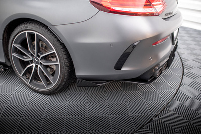 Street Pro Lame Du Pare Chocs Arriere + Flaps Mercedes-AMG C43 Coupe / Cabrio C205  Facelift / A205 Facelift