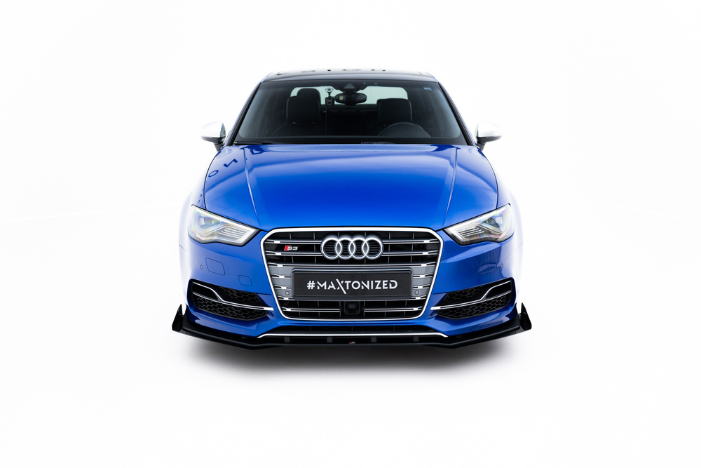 Street Pro Lame Du Pare-Chocs Avant  + Flaps Audi S3 / A3 S-Line Sedan 8V