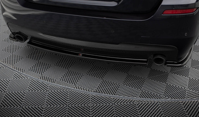 Arriere Splitter BMW 5 M-Pack Sedan/Touring F10/F11 (avec deux extrémités d'échappement simples)