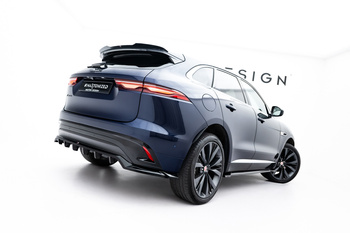 Arriere Splitter (avec une barre verticale) Jaguar F-Pace R-Sport Mk1 Facelift