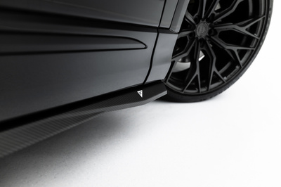 Set of Prepreg Carbon Splitters Audi Q8 S-Line Mk1 Facelift