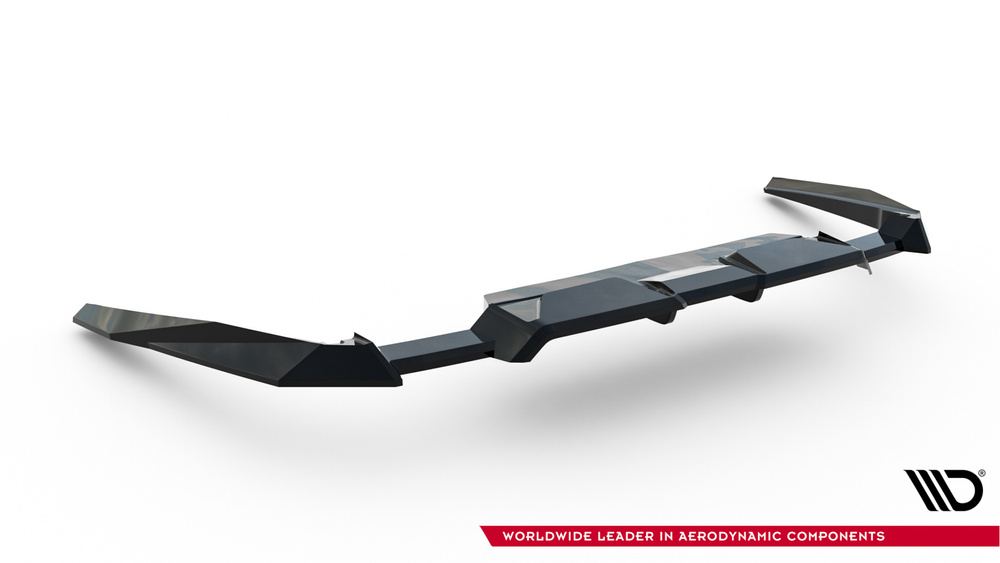 Arriere Splitter (avec une barre verticale) BMW M5 Sedan / Touring G90