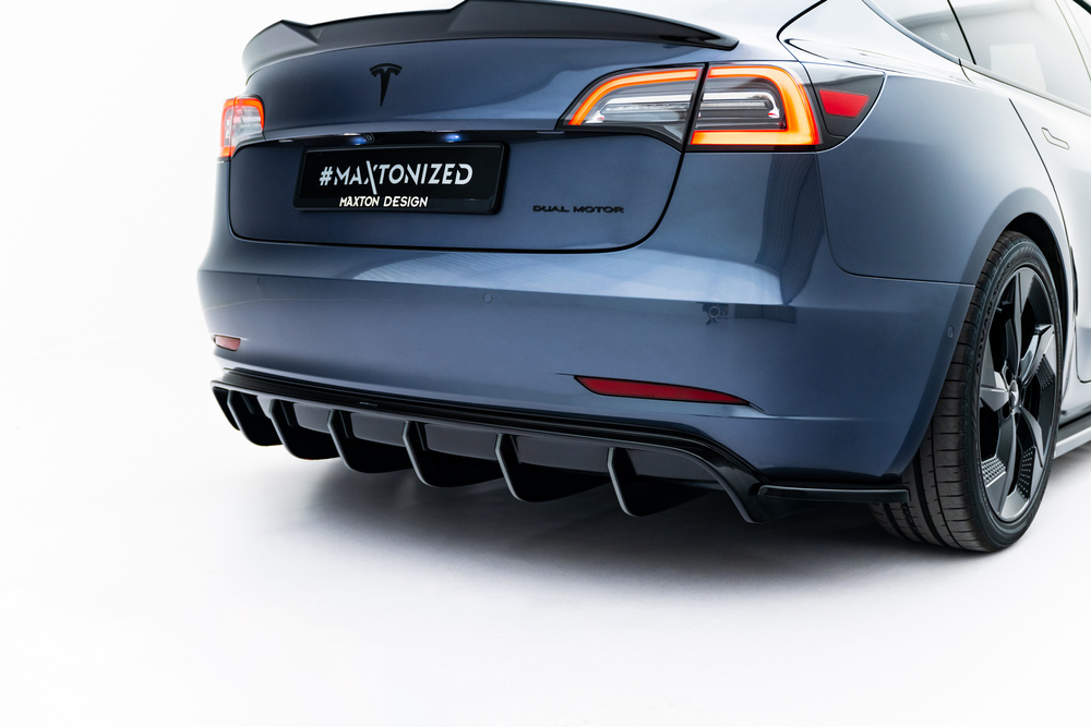 Diffuseur Arrière Complet V.2 Tesla Model 3